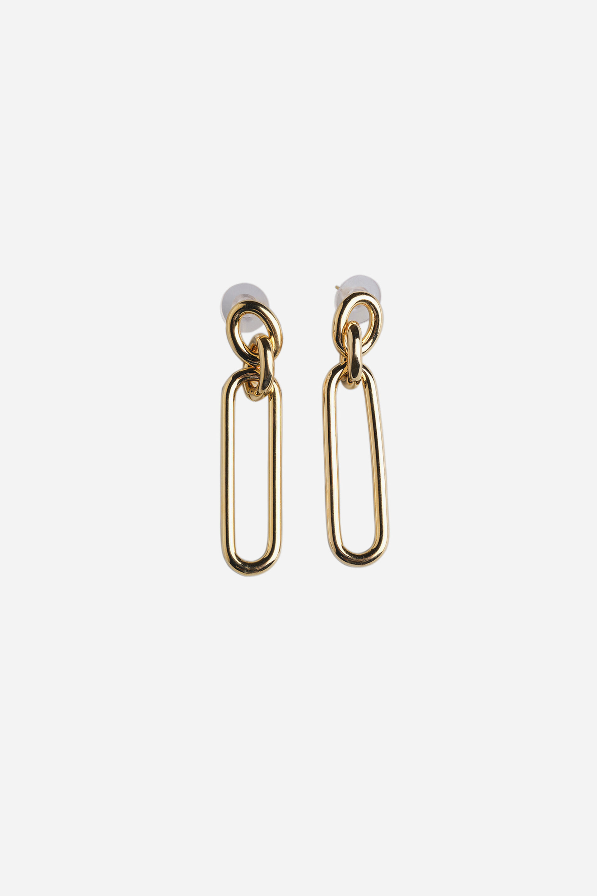 Geometric Link Earrings